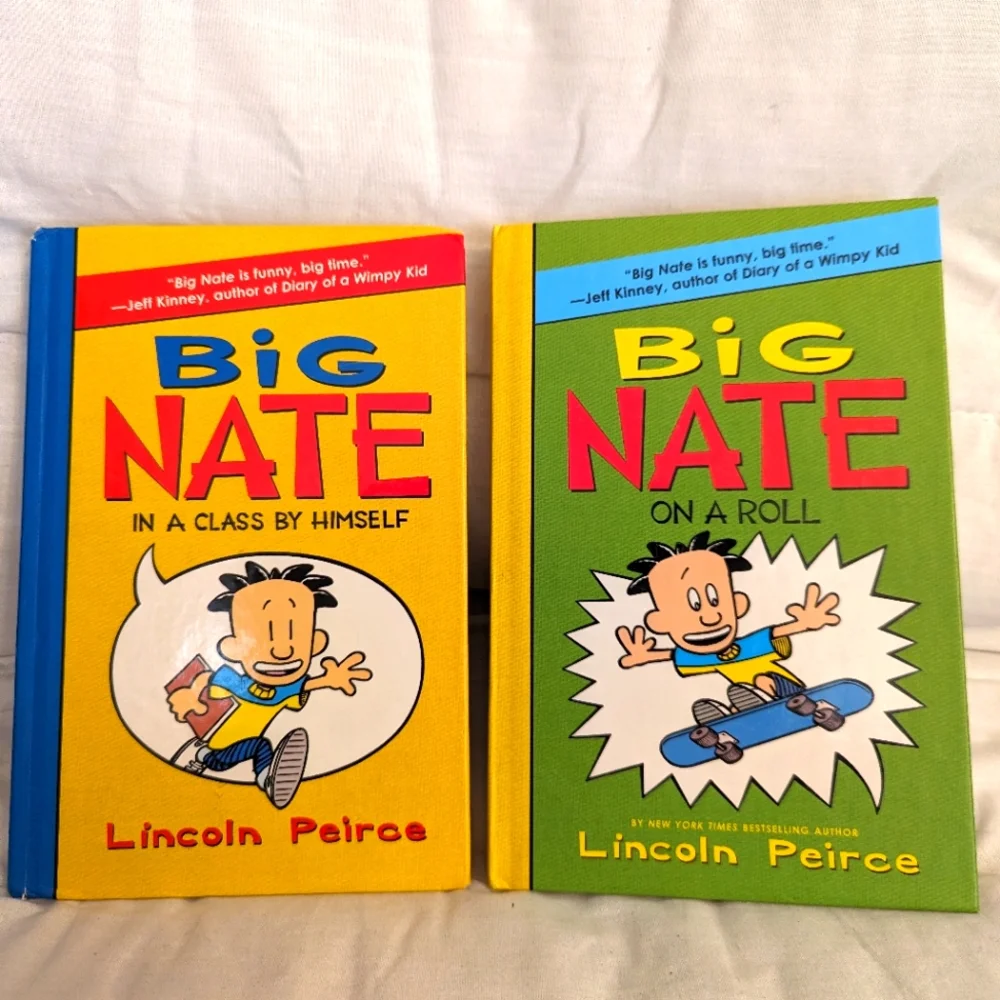 Big Nate Books By Lincoln Pierce Set Of 2 - Picture 1 of 8